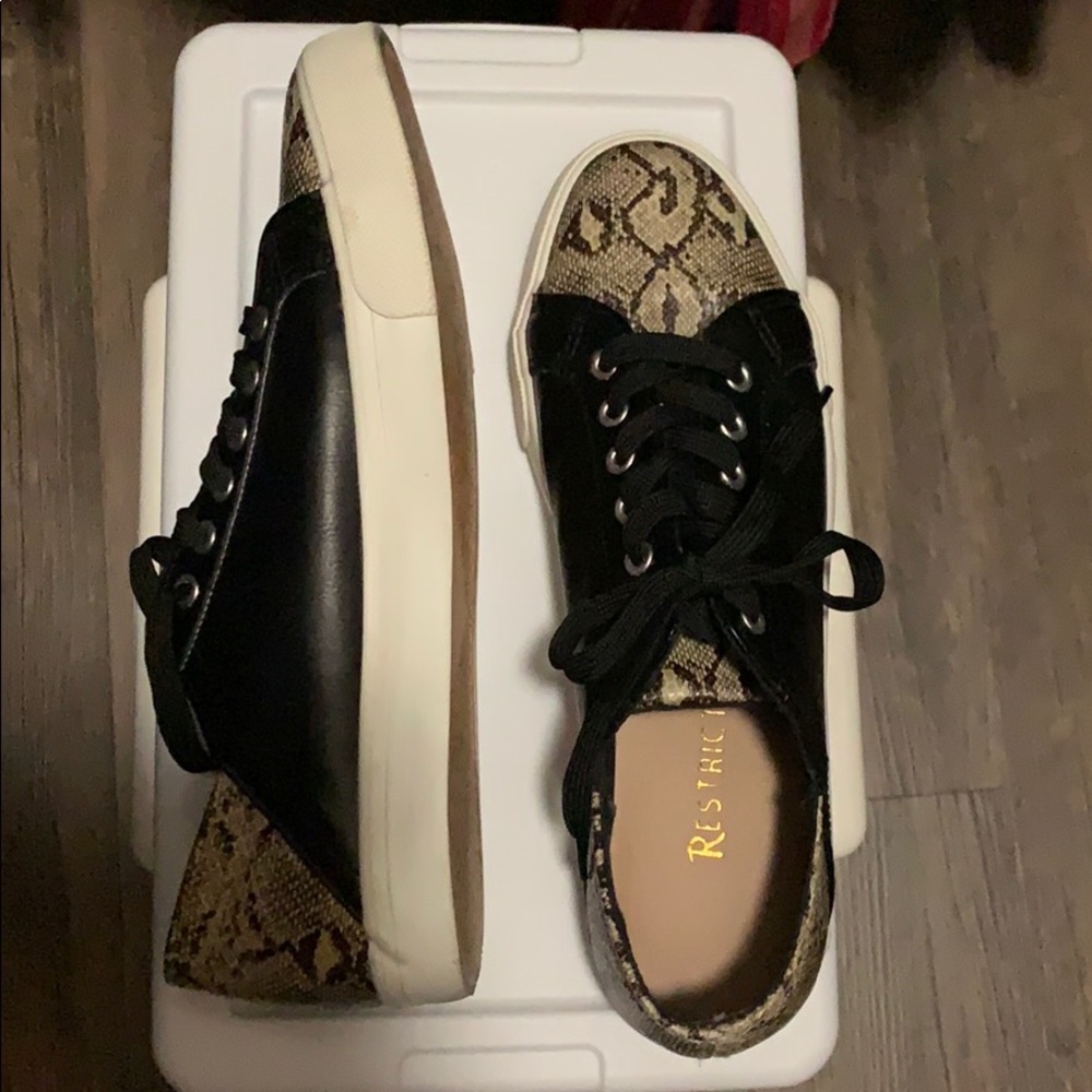 Snake Accent Sneakers